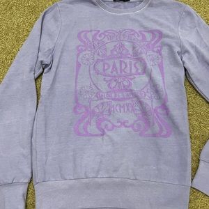 paris boohoo crewneck